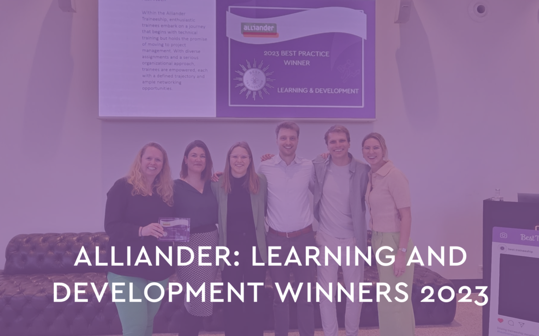 Best Traineeship Winners: Learning and Development 2023 – Alliander