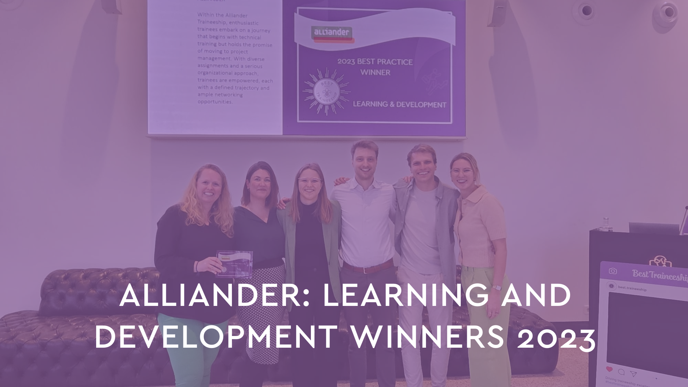 meet the winners alliander learning and development best traineeship