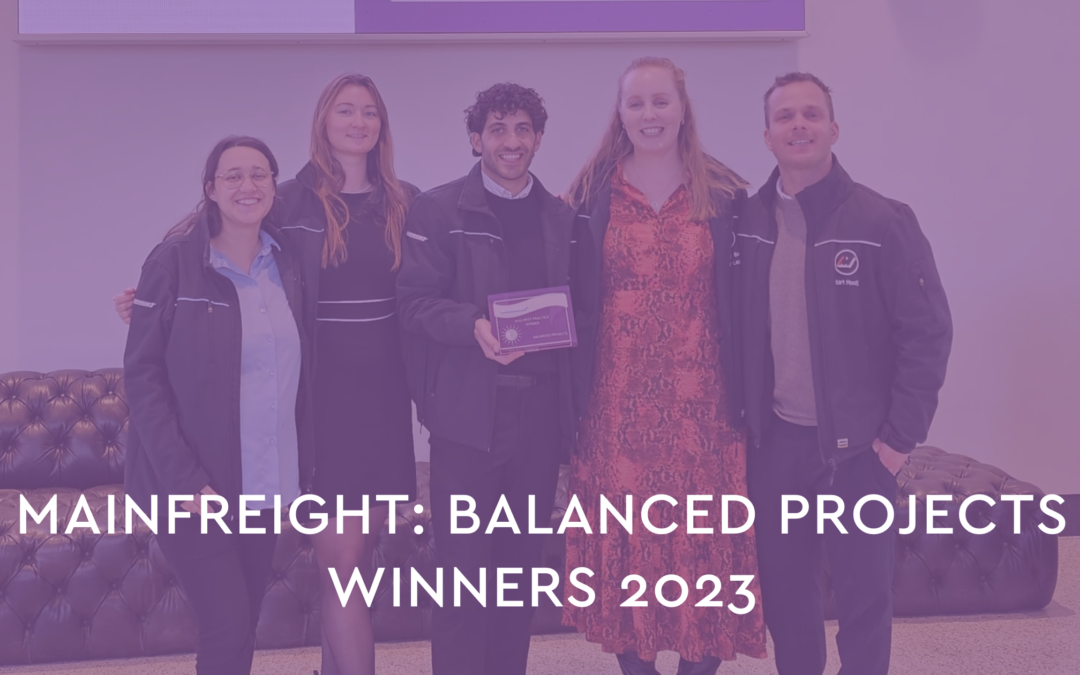 Best Traineeship Winners: Balanced Projects 2023 – Mainfreight